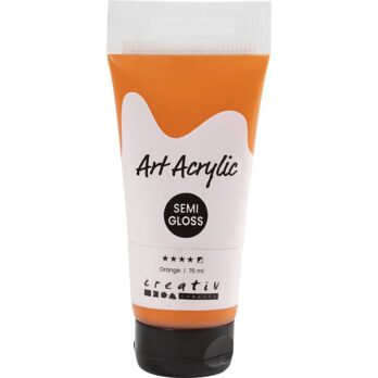 Art Acrylic, pool-läikiv, pool-läbipaistev, oranž, 75 ml/ 1 pudel