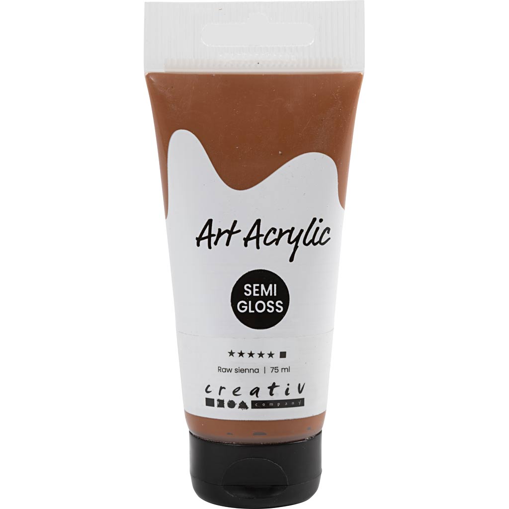 Art Acrylic, poolläikiv, läbipaistmatu, toorsinine, 75 ml/ 1 pudel