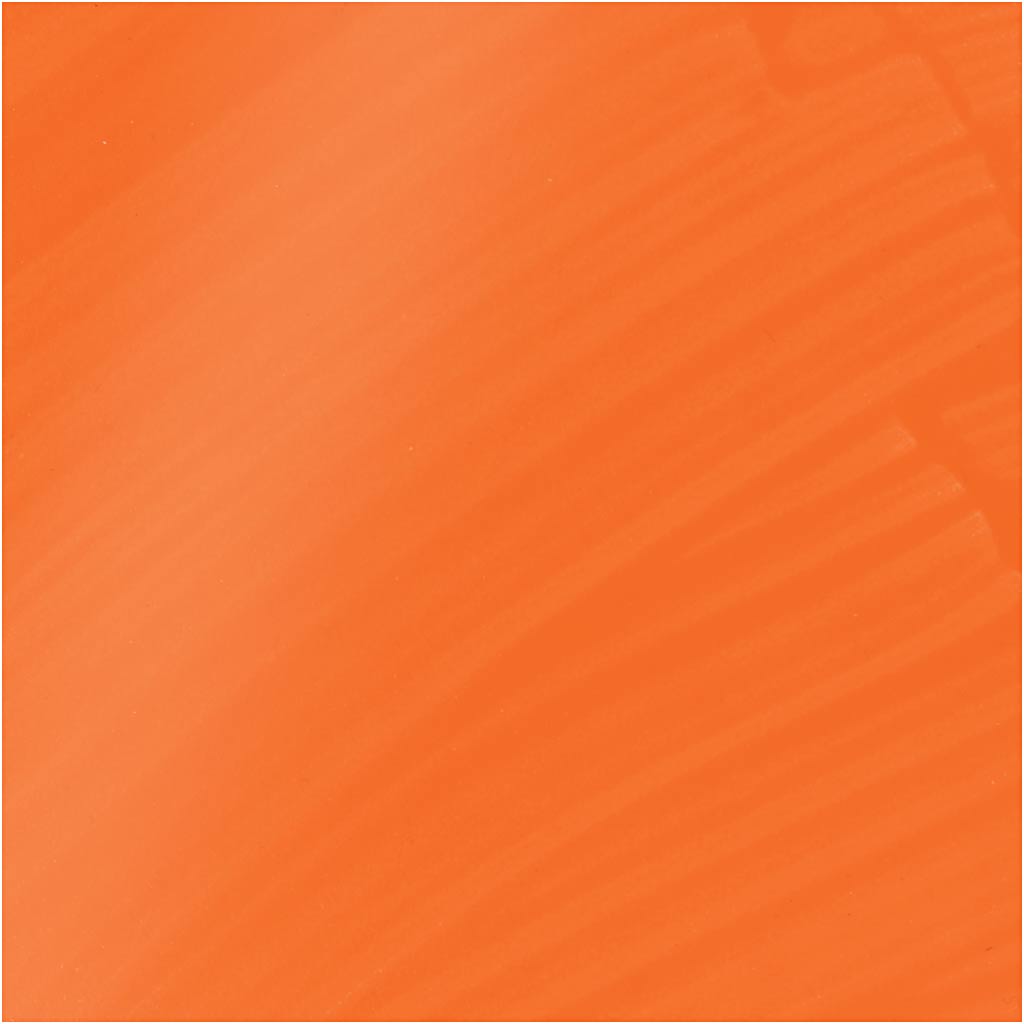 Art Acrylic, poolläikiv, poolläbipaistev, oranž, 500 ml/ 1 pudel - Image 2