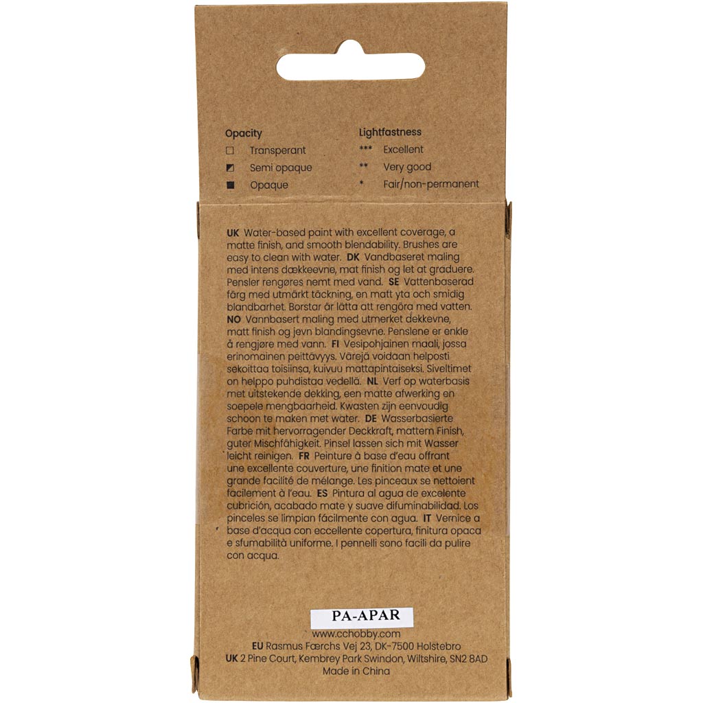 Guaššvärv, valge, 3x20 ml/ 1 pakk - Image 3