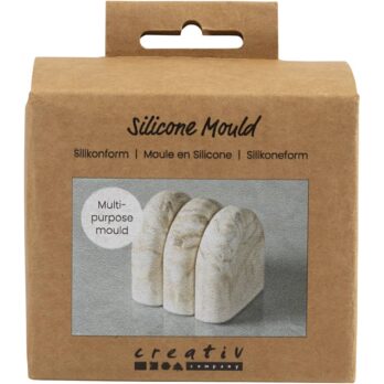 Silikoonist vorm, kaarjad, H: 5 cm, diameeter. 4,5 cm, W: 4 cm, 1 tk/ 1 pakk