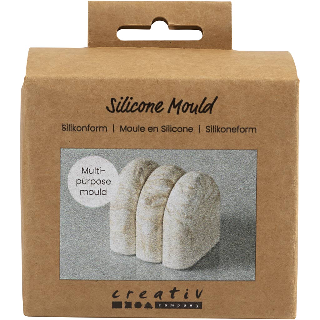 Silikoonist vorm, kaarjad, H: 5 cm, diameeter. 4,5 cm, W: 4 cm, 1 tk/ 1 pakk