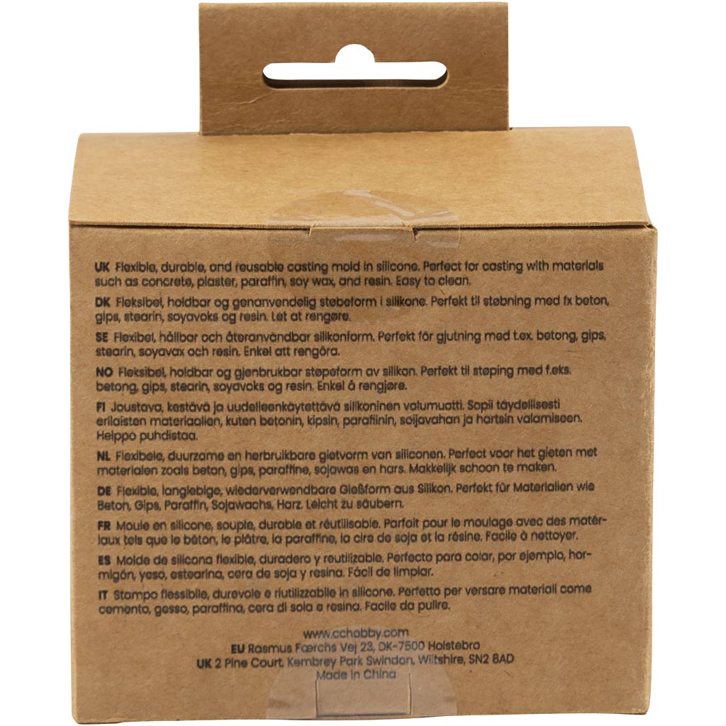 Silikoonist vorm, kaarjad, H: 5 cm, diameeter. 4,5 cm, W: 4 cm, 1 tk/ 1 pakk - Image 2