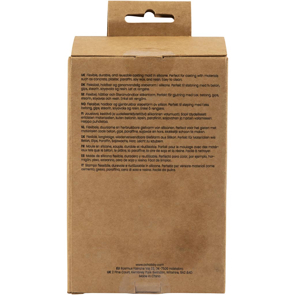 Silikoonist vorm, soonikuga pisarakujuline, H: 8 cm, diameeter. 7 cm, 1 tk/ 1 pakk - Image 2