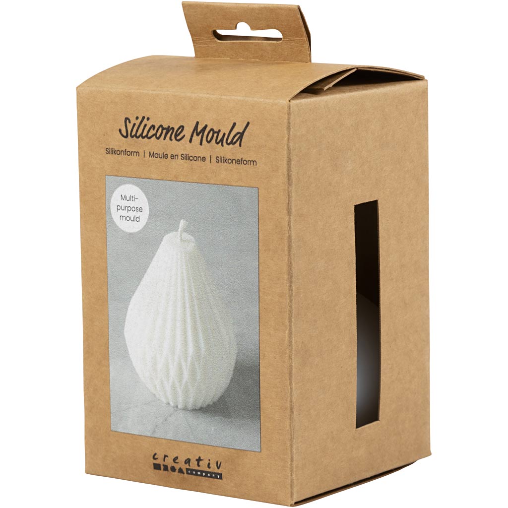 Silikoonist vorm, soonikuga pisarakujuline, H: 8 cm, diameeter. 7 cm, 1 tk/ 1 pakk - Image 3