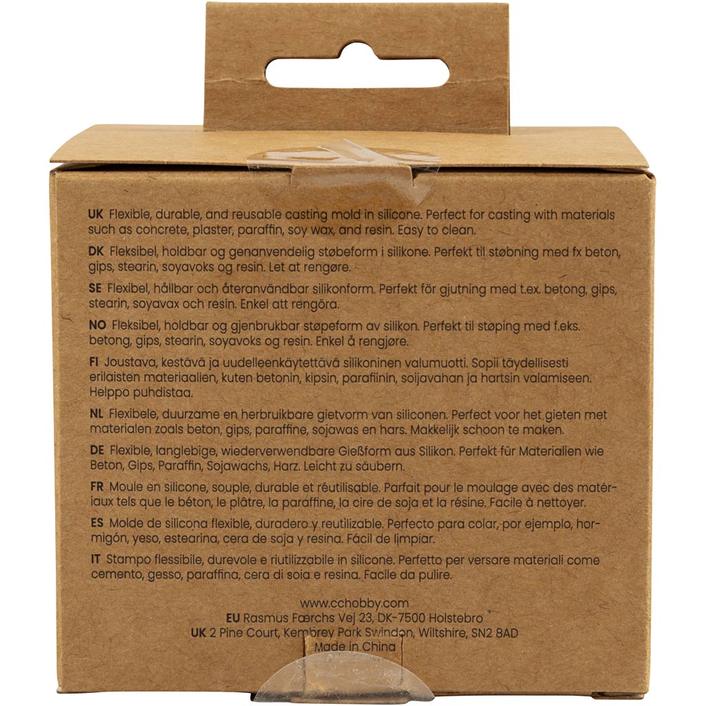 Silikoonist vorm, kaanega purk, H: 4,5 cm, diameeter. 7,5 cm, 1 tk/ 1 pakk - Image 2