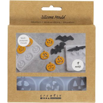 Silikoonvorm, nahkhiired ja kõrvitsad, K: 0,3+0,5 cm, L: 3+8 cm, matt läbipaistev, 2 tk/ 1 tk