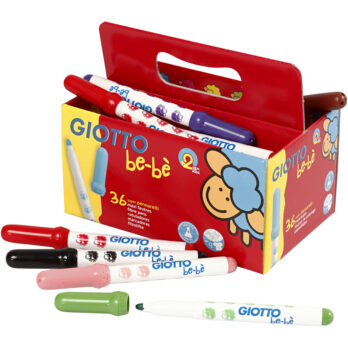 Markerid, diameeter. 5 mm, joon 1-3 mm, erinevad värvid, 36 tk/ 1 pakk