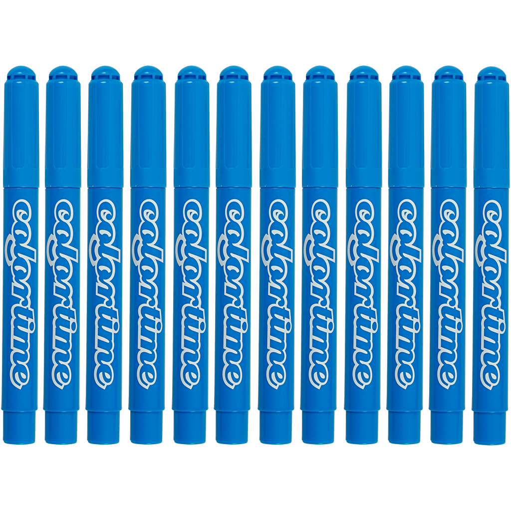 Colortime markerid, joon 5 mm, helesinine, 12 tk/ 1 pakk - Image 6