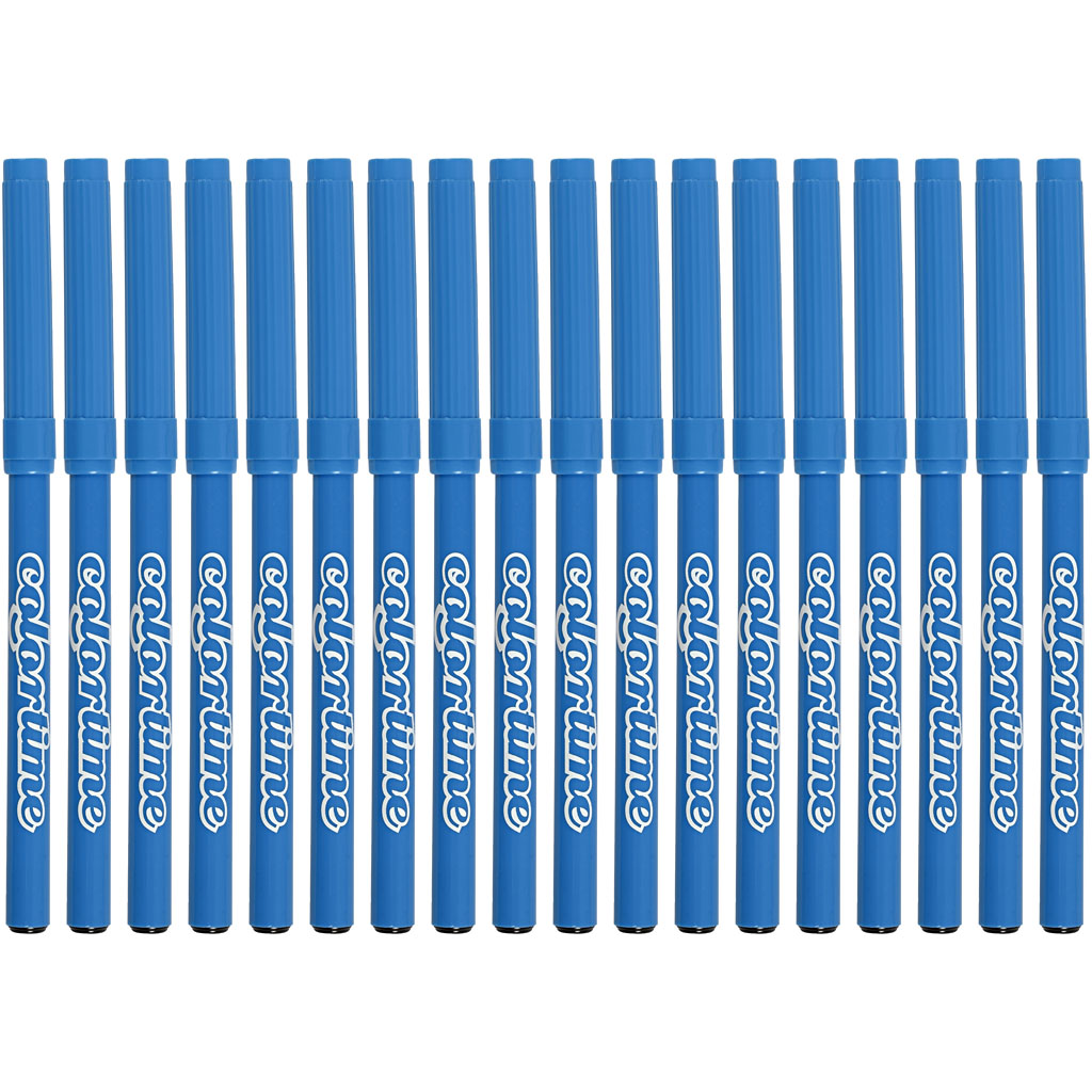 Colortime markerid, joon 2 mm, helesinine, 18 tk/ 1 pakk - Image 5