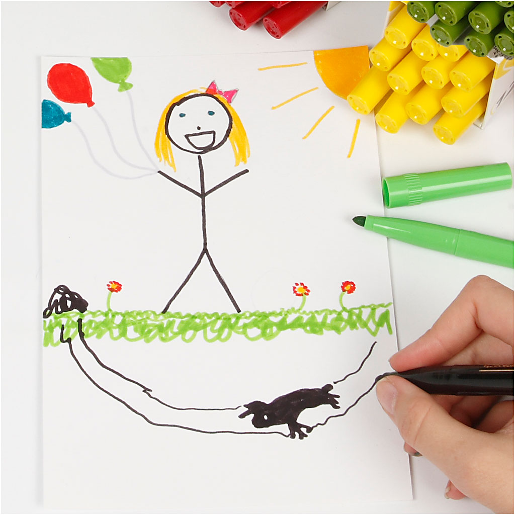 BIC Visa värvimarker, joon 3 mm, erinevad värvid, 12x24 tk/ 1 pakk - Image 2