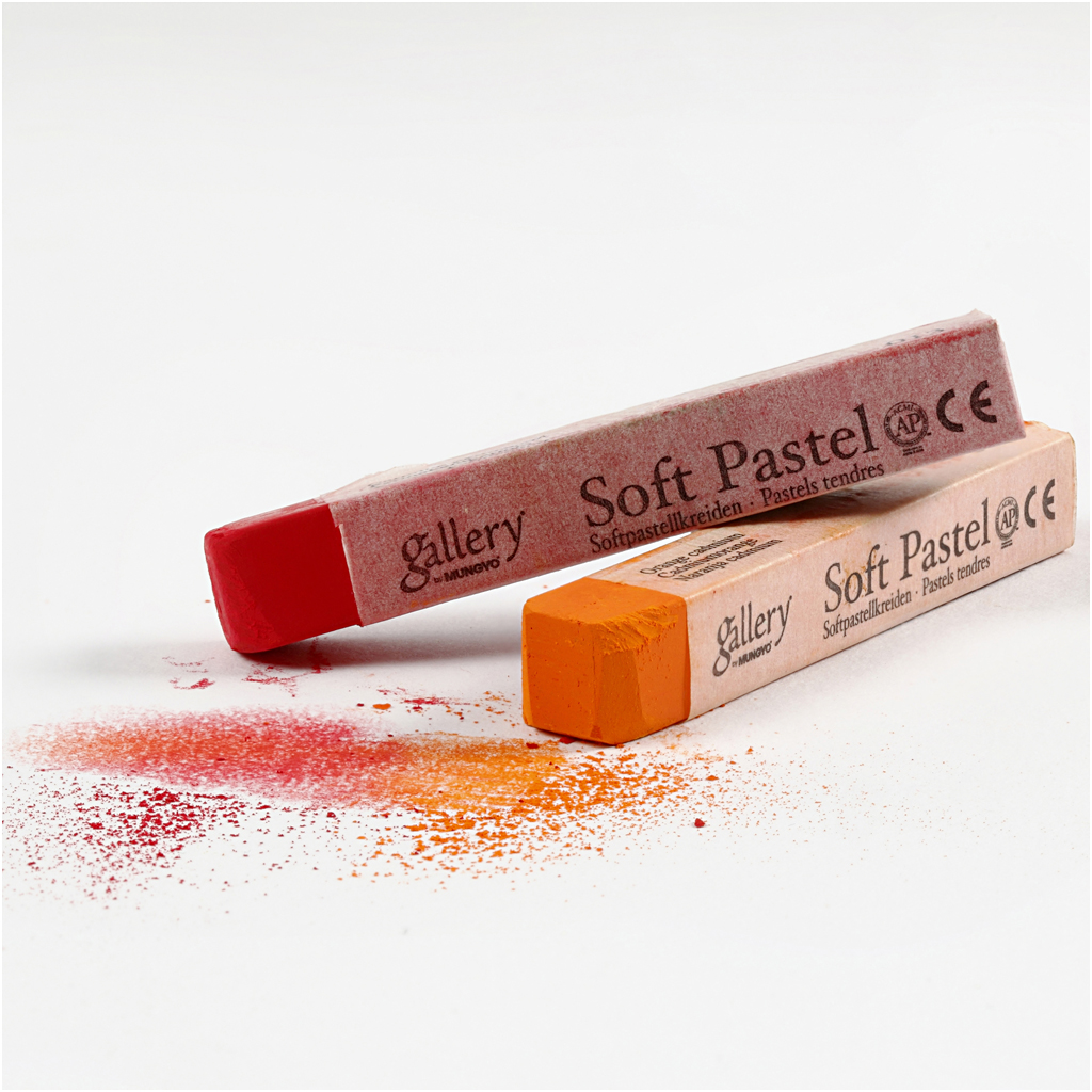 Galerii Pehme pastellpastellide komplekt, L: 6,5 cm, paksus 10 mm, erinevad värvid, 12 tk/ 1 pakk - Image 3