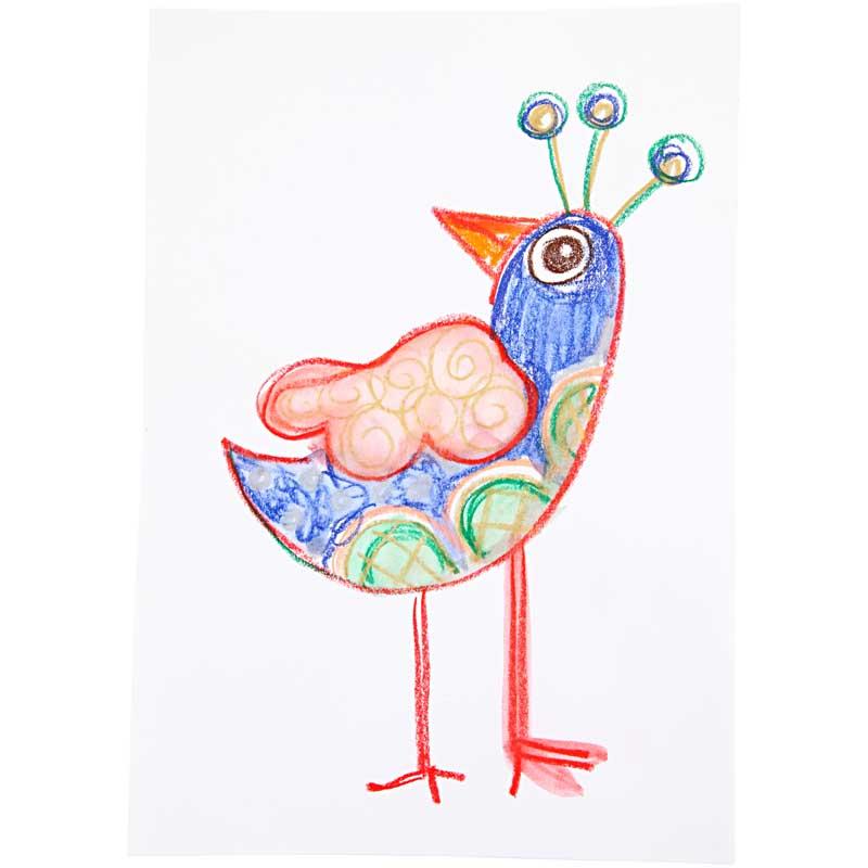 Woody 3-in-1 pliiatsid, L: 11 cm, paksus 16 mm, münt 10 mm, erinevad värvid, 10 tk/ 1 pakk - Image 5