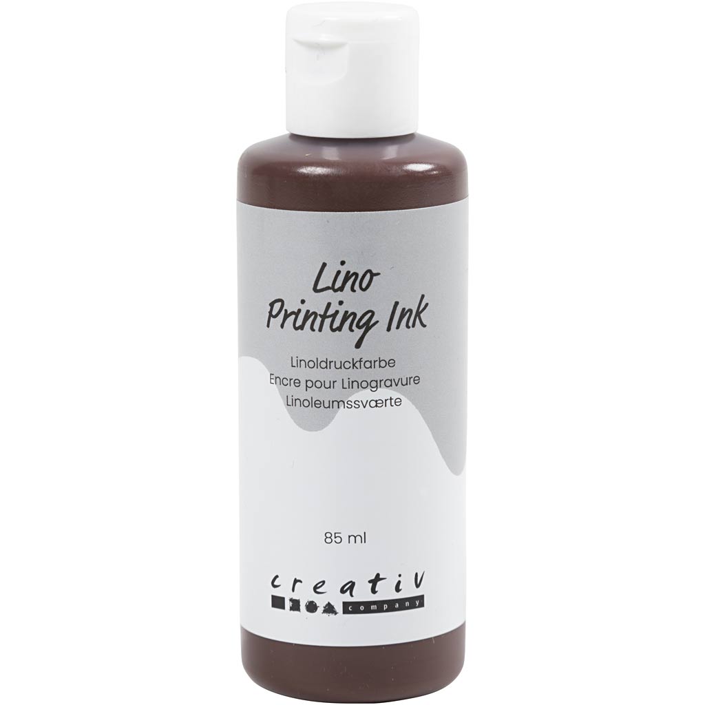 Linotrüki tint, pruun, 85 ml/ 1 pudel