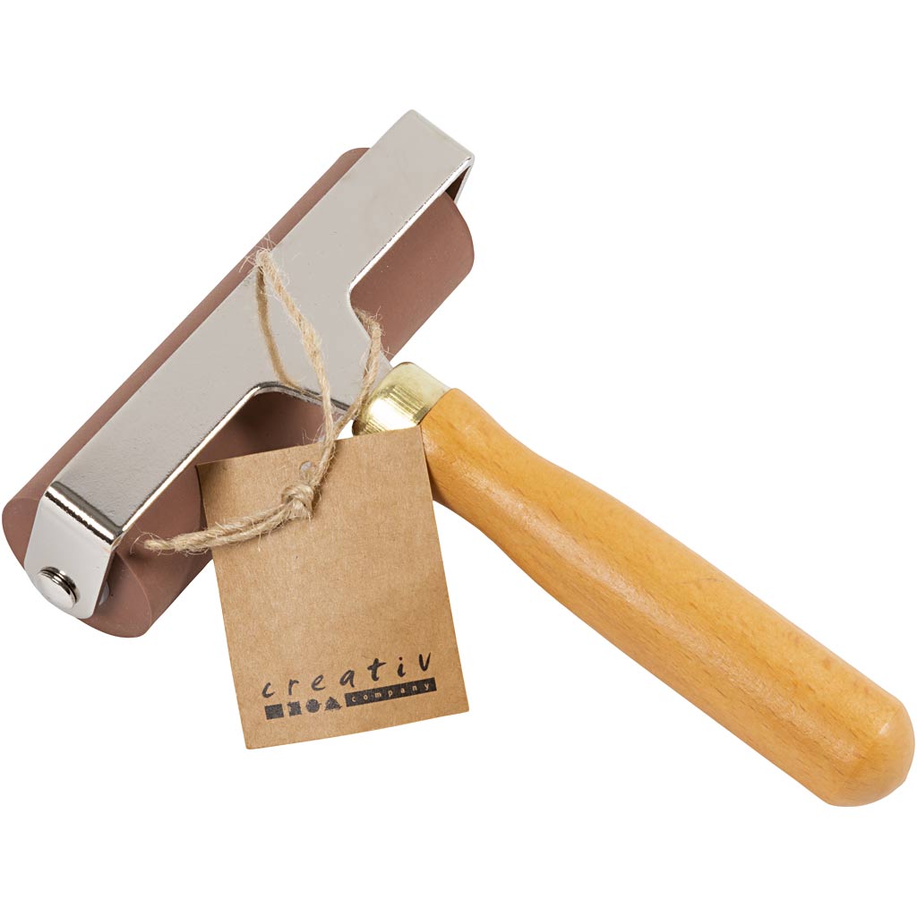 Kummirull/Lino Roller, W: 9,80 cm, diameeter. 3 cm, 1 tk - Image 2