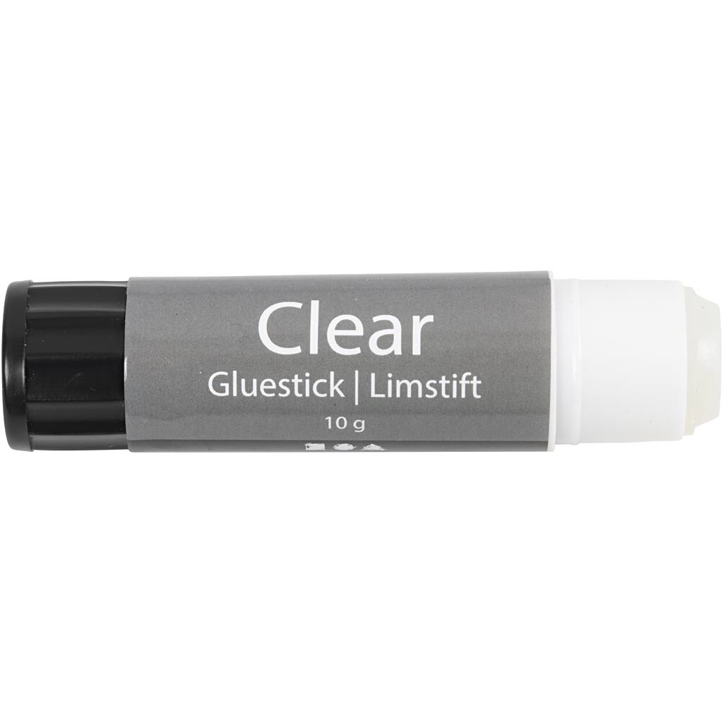 Läbipaistev liimipulk, ümmargune, 10 g, 2 tk/ 1 pakk - Image 3