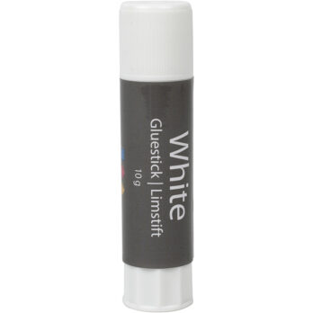 Valge liimipulk, ümmargune, 10 g, 1 tk