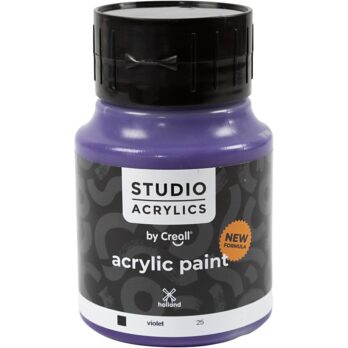 Creall Studio akrüülvärv, läbipaistmatu, violetne (25), 500 ml/ 1 pudel