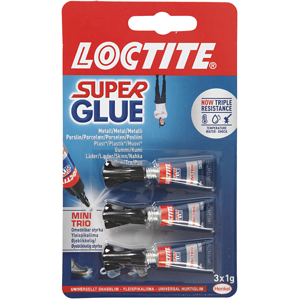 Loctite superliim, 3x1 g/ 1 pakk - Image 2