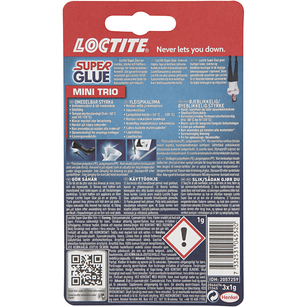 Loctite superliim, 3x1 g/ 1 pakk - Image 3