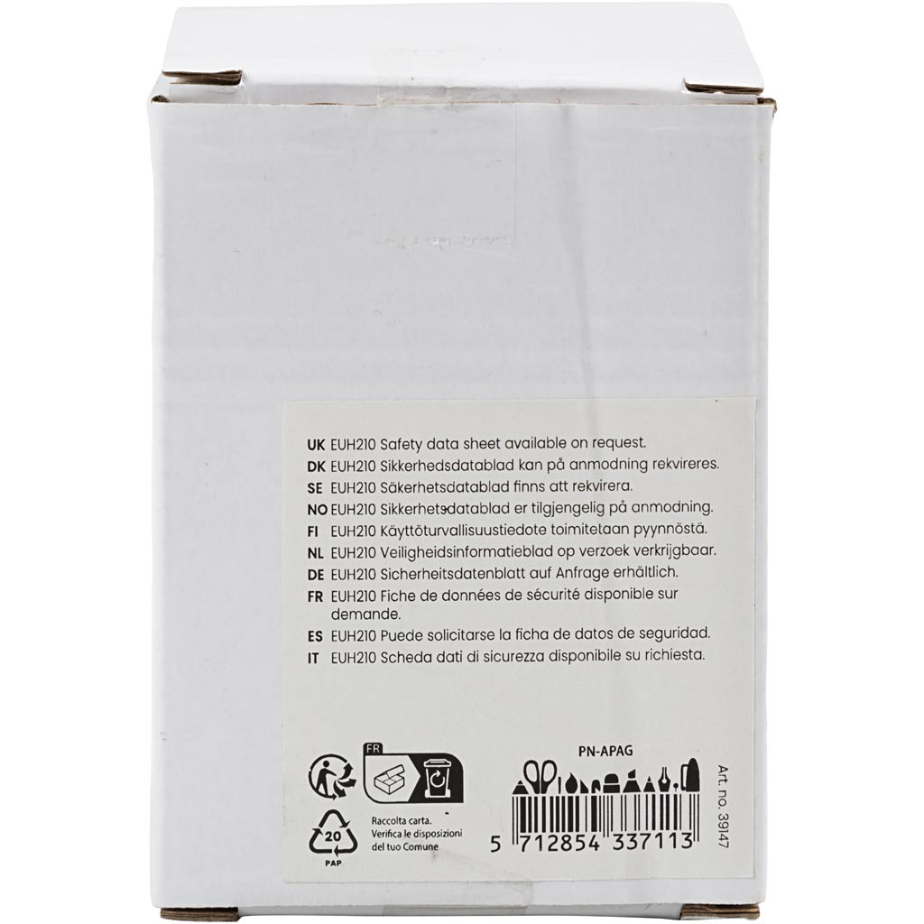 Liimipulgad Mini, L: 10 cm, diameeter. 7 mm, glitter, kuldne, roheline, punane, hõbedane, 100 tk/ 1 pakk - Image 3