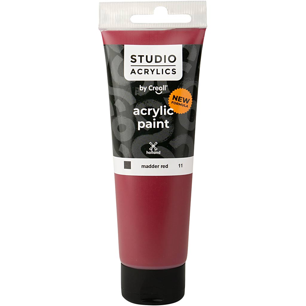Creall Studio akrüülvärv, läbipaistmatu, madderpunane (11), 120 ml/ 1 pudel