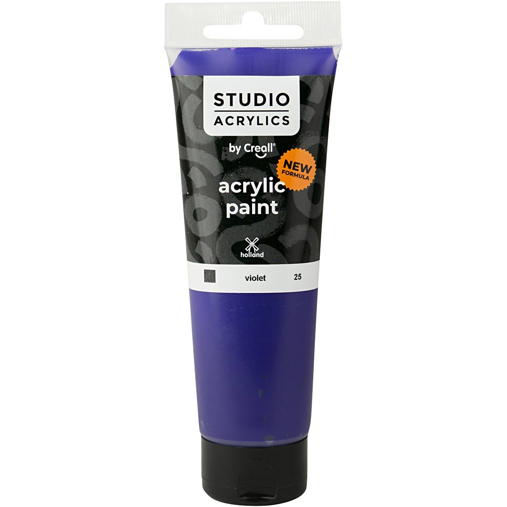 Creall Studio akrüülvärv, läbipaistmatu, lilla, 120 ml/ 1 pudel