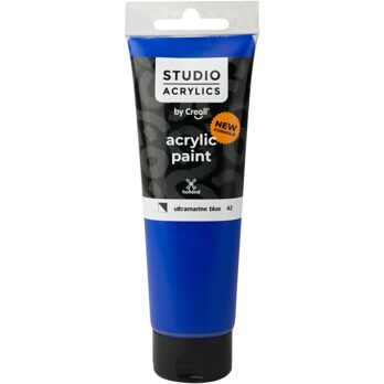 Creall Studio akrüülvärv, poolkatmata, ultramariinsinine (42), 120 ml/ 1 pudel