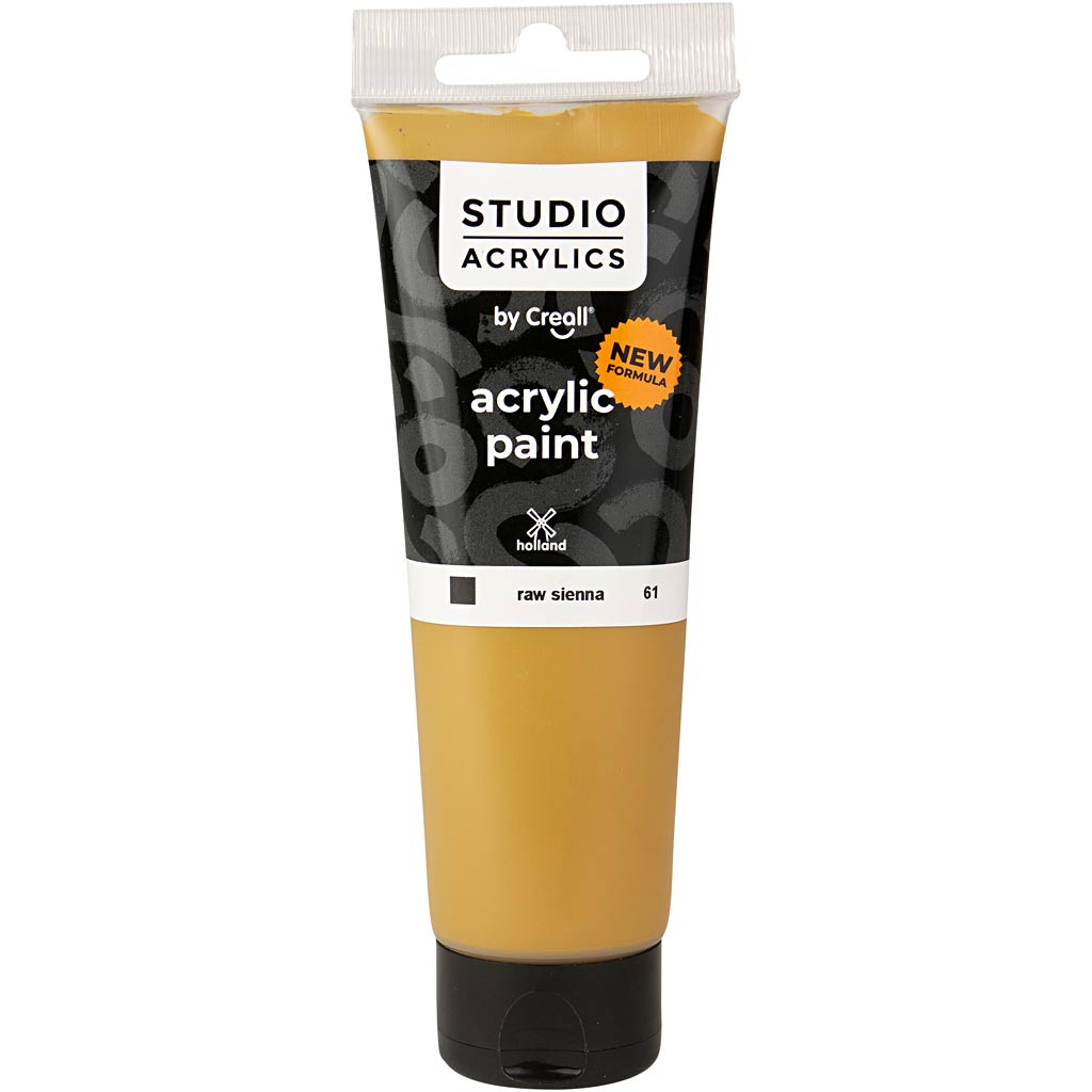 Creall Studio akrüülvärv, läbipaistmatu, toorsinia (61), 120 ml/ 1 pudel