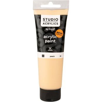 Creall Studio akrüülvärv, läbipaistmatu, virsik (85), 120 ml/ 1 pudel