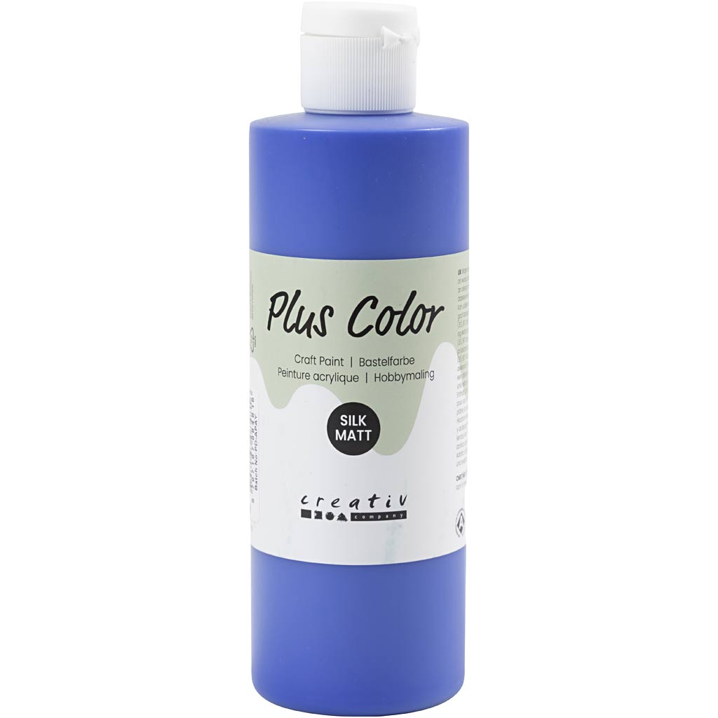 Plus Color Craft Paint, ultra marine, 250 ml/ 1 pudel