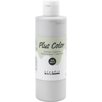 Plus Color Craft Paint, hõbedane, 250 ml/ 1 pudel