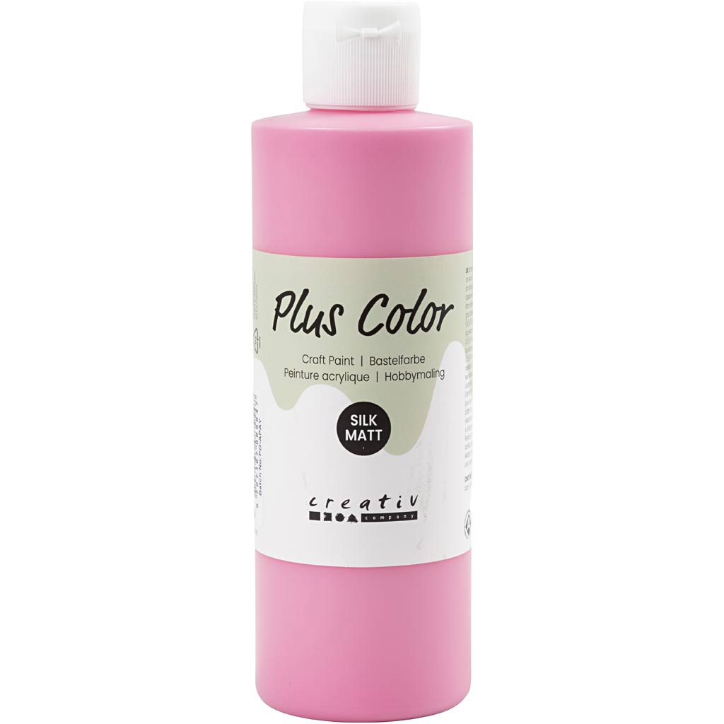 Plus Color Craft Paint, fuksiat, 250 ml/ 1 pudel