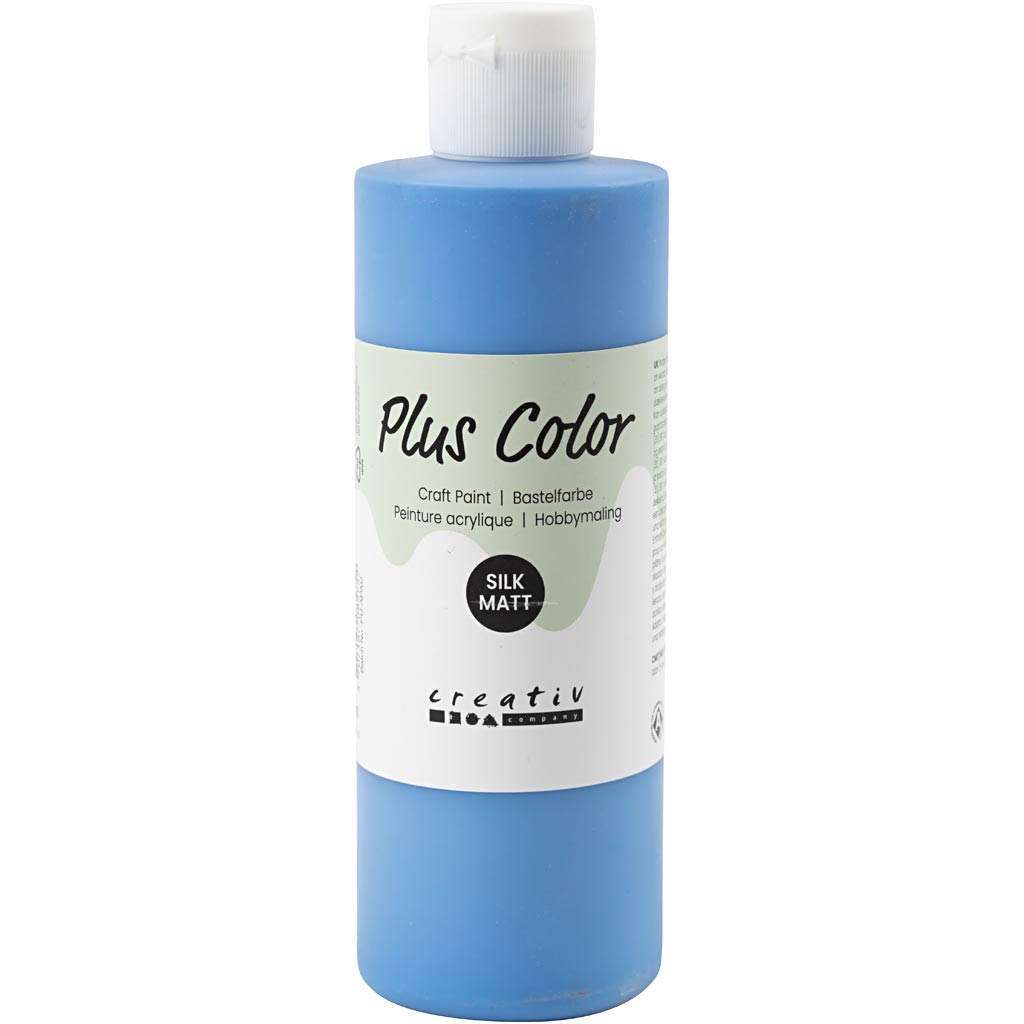 Plus Color Craft Paint, põhiline sinine, 250 ml/ 1 pudel