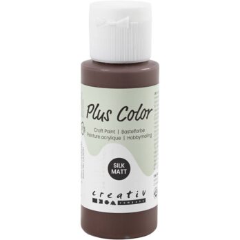 Plus Color Craft Paint, šokolaad, 60 ml/ 1 pudel