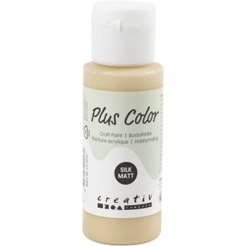 Plus Color Craft Paint, elevandiluu-beež, 60 ml/ 1 pudel