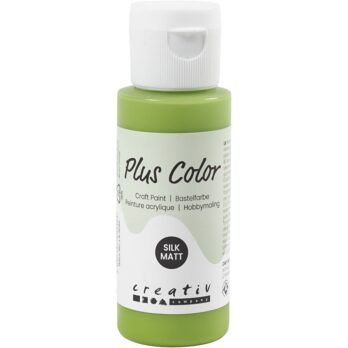 Plus Color Craft Paint, lehe roheline, 60 ml/ 1 pudel