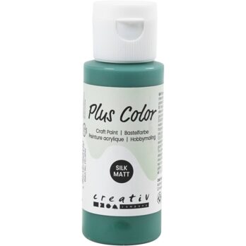 Plus Color Craft Paint, tumeroheline, 60 ml/ 1 pudel