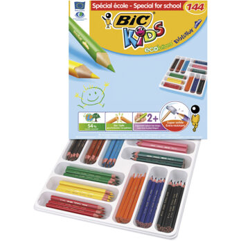 BIC Eco Evolution värviline pliiats, münt 5 mm, värvide valik, 12 tk/ 1 pakk