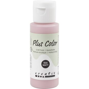 Plus Color Craft Paint, tolmune roosa, 60 ml/ 1 pudel