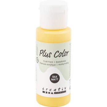 Plus Color Craft Paint, krookuse kollane, 60 ml/ 1 pudel