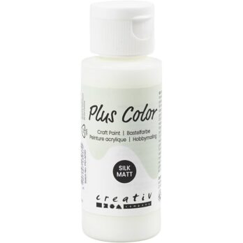 Plus Color Craft Paint, naturaalvalge, 60 ml/ 1 pudel