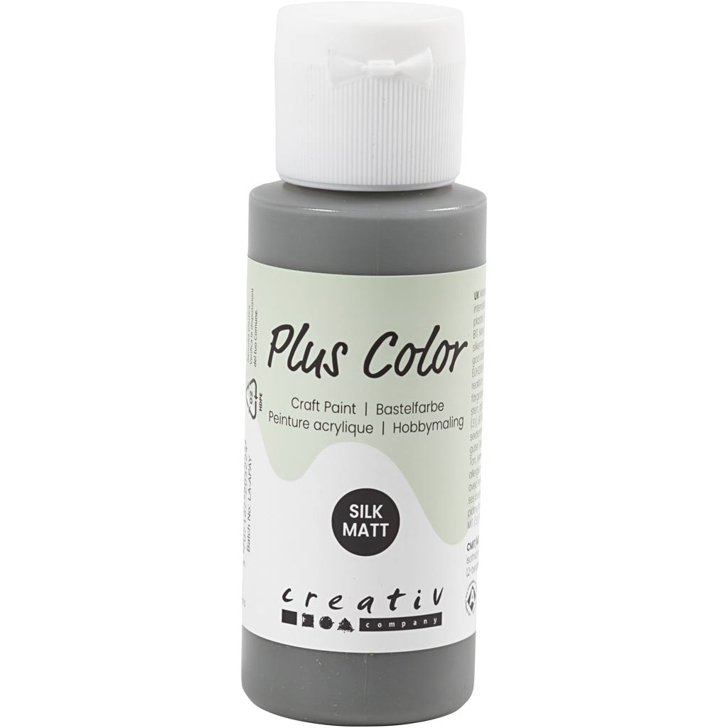 Plus Color Craft Paint, tumehall, 60 ml/ 1 pudel