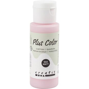 Plus Color Craft Paint, pehme roosa, 60 ml/ 1 pudel