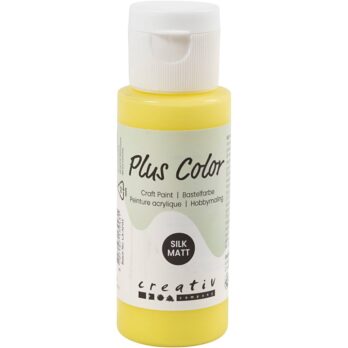 Plus Color Craft Paint, põhikollane värv, 60 ml/ 1 pudel