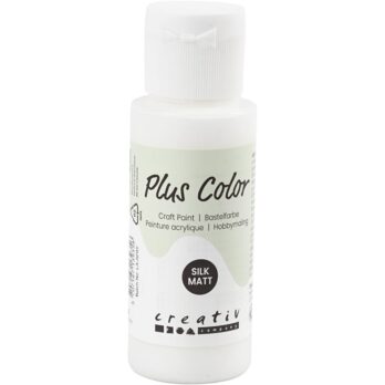 Plus Color Craft Paint, valge, 60 ml/ 1 pudel