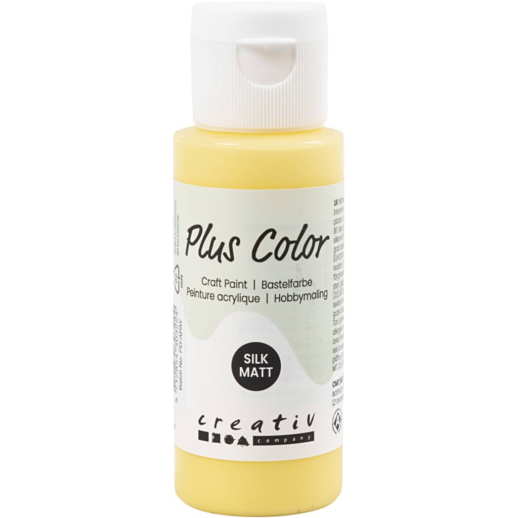 Plus Color Craft Paint, priimakollane, 60 ml/ 1 pudel