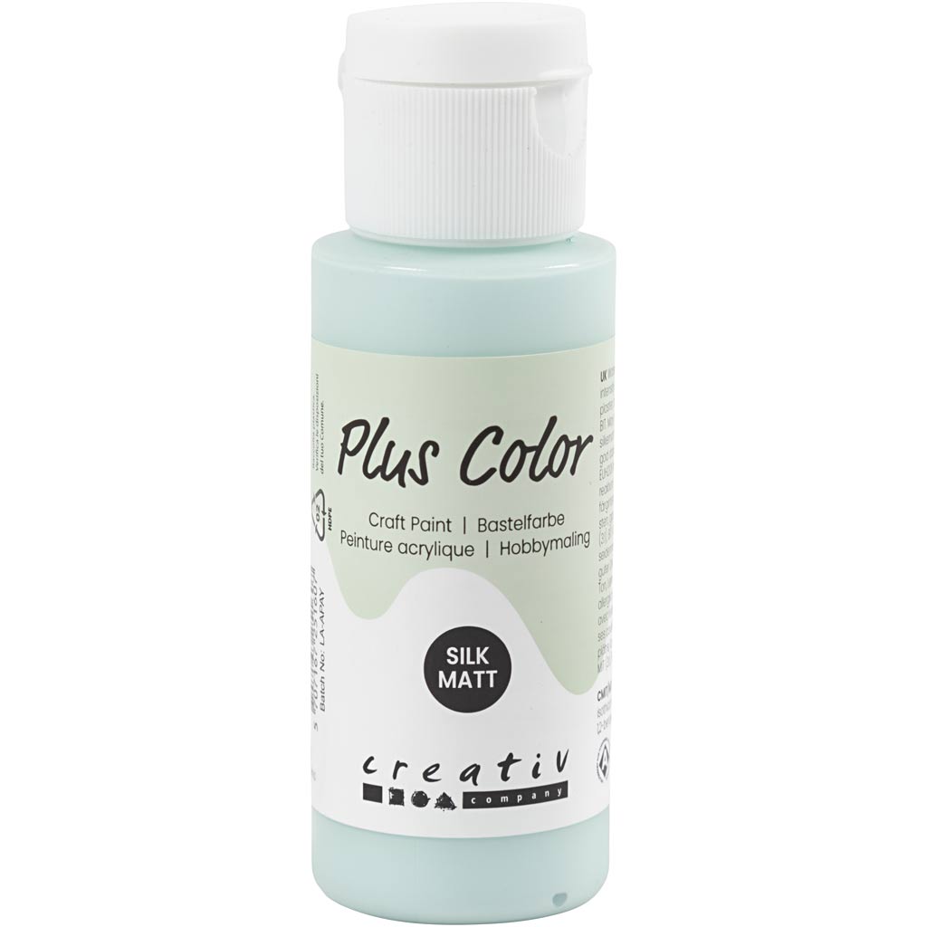 Plus Color Craft Paint, piparmündiroheline, 60 ml/ 1 pudel