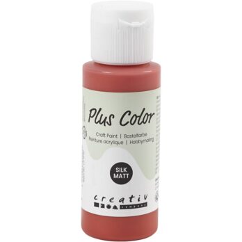 Plus Color Craft Paint, jõulupunane, 60 ml/ 1 pudel