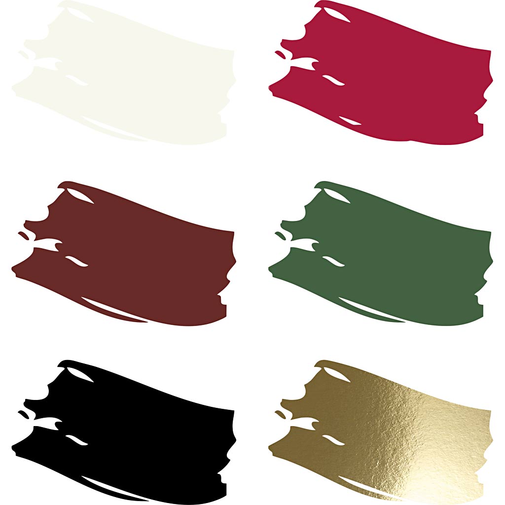 Plus Color Craft Paint, jõuluvärvid, 6x60 ml/ 1 pakk - Image 5